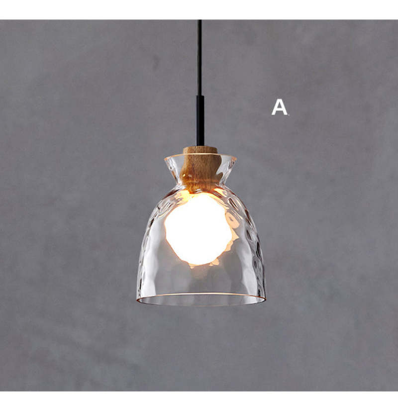Arisha Minimalist Geometric Glass Pendant Light, Dining Room - Neutral Decor