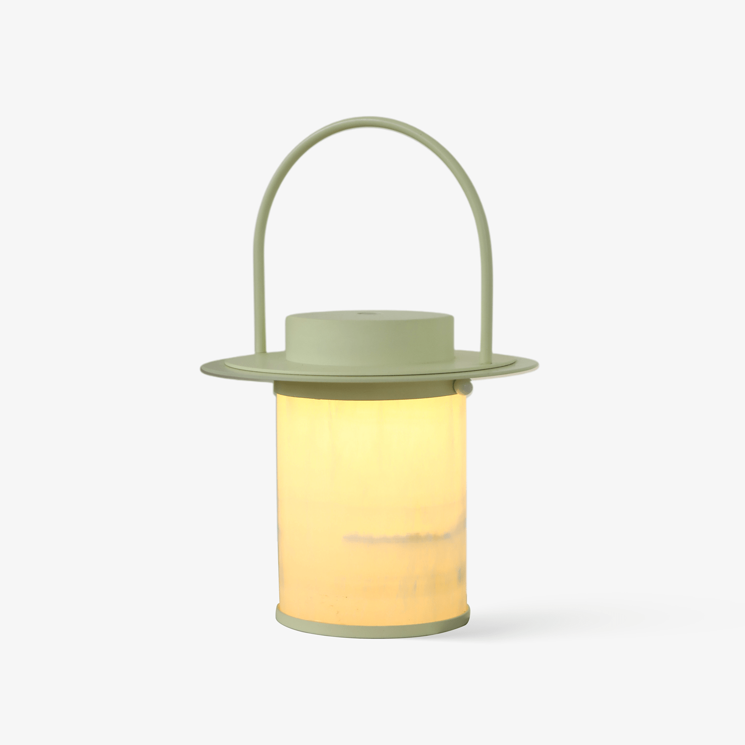 Pod Portable Rechargeable Alabaster Table Lamp-Neutral Decor