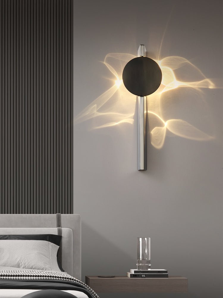 Pethr Wave Minimalist Steel Wall Lamp-Neutral Decor