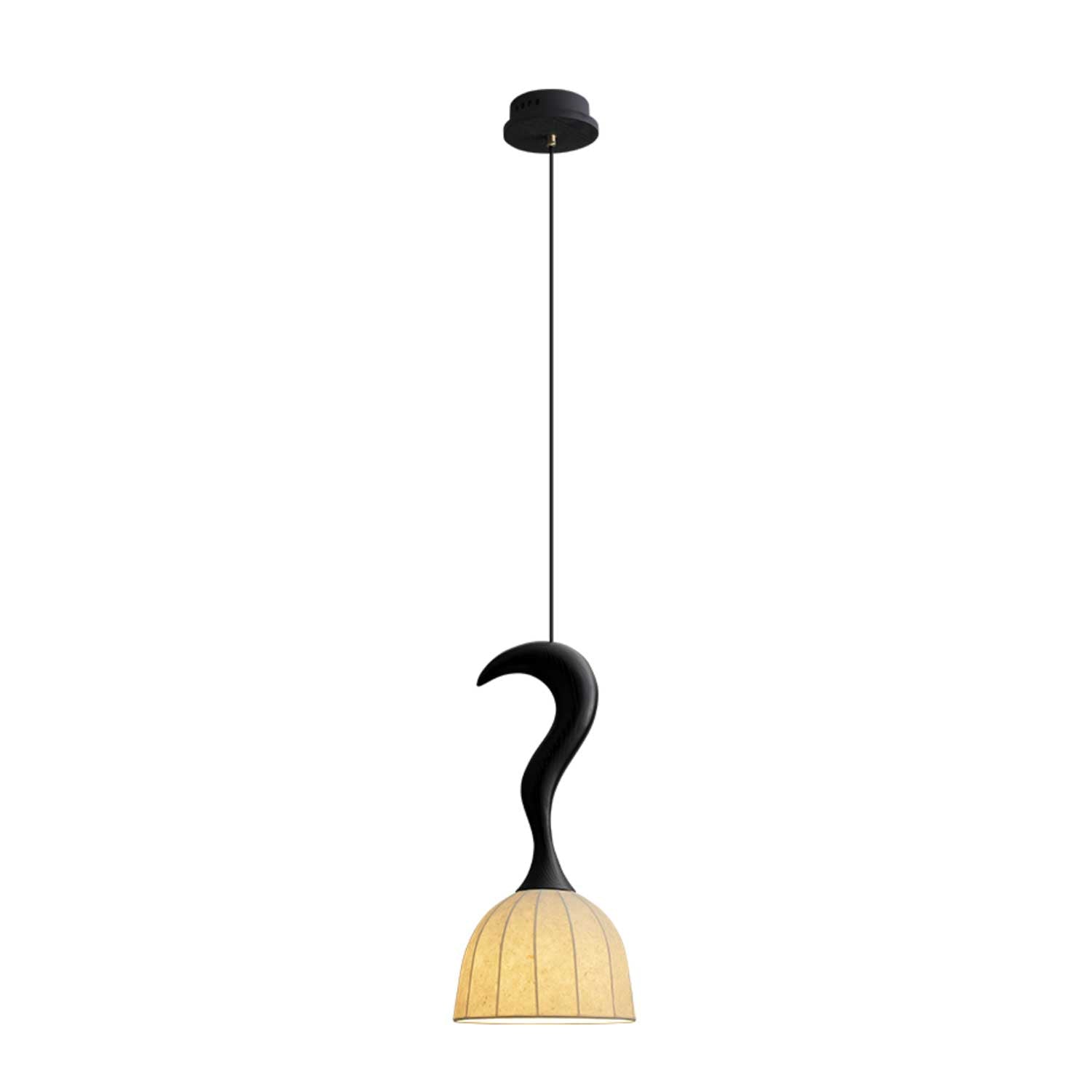Colire Creativity Twisted Wood Pendant Light-Neutral Decor
