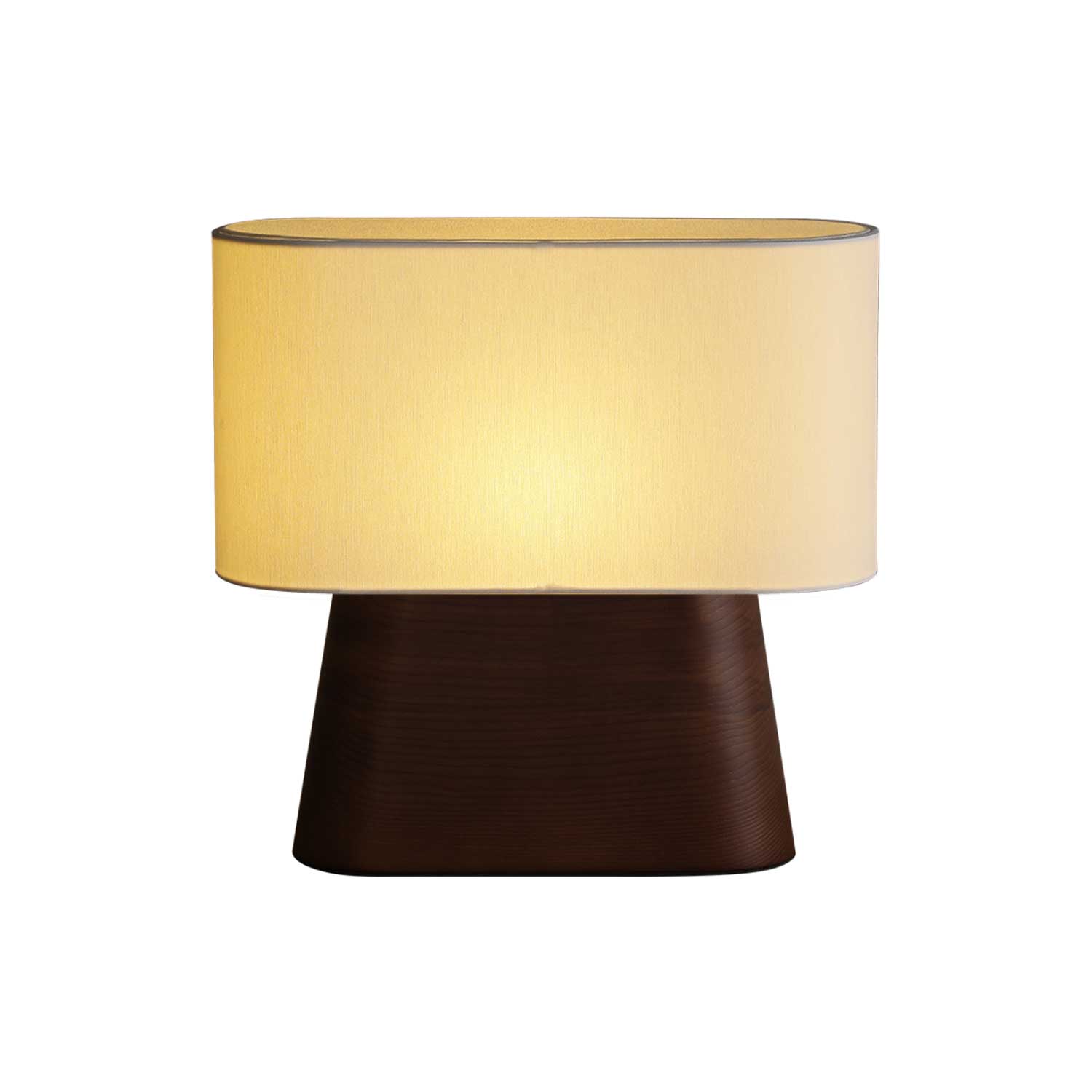 Grashen Wood & Fabric Table Lamp-Neutral Decor