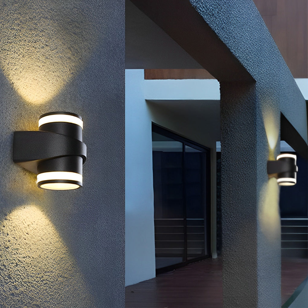 Wiona Round LED Outdoor Wall Washer Lights