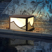 Frey Mountain Scenery Modern Steel Outdoor Post Lawn Lights