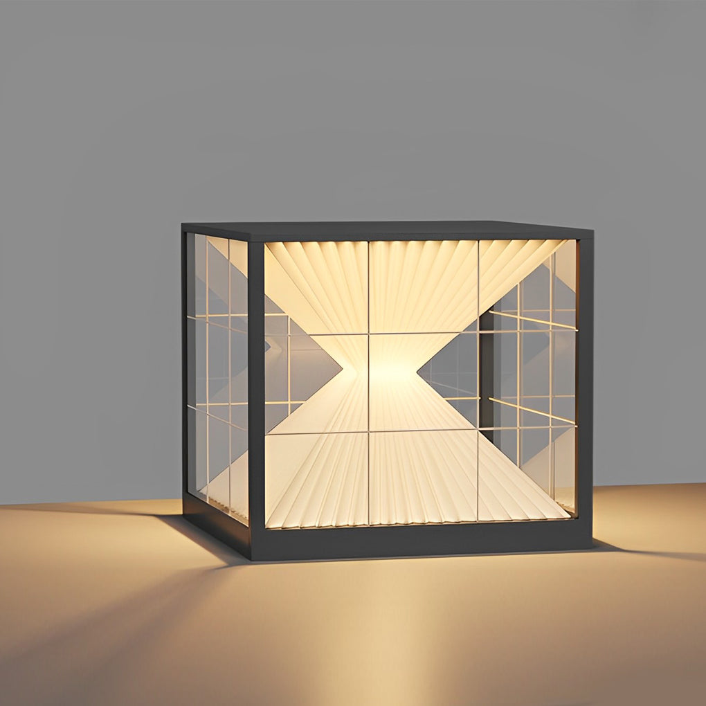 Biancy Creative Hourglass Post Outdoor Lights