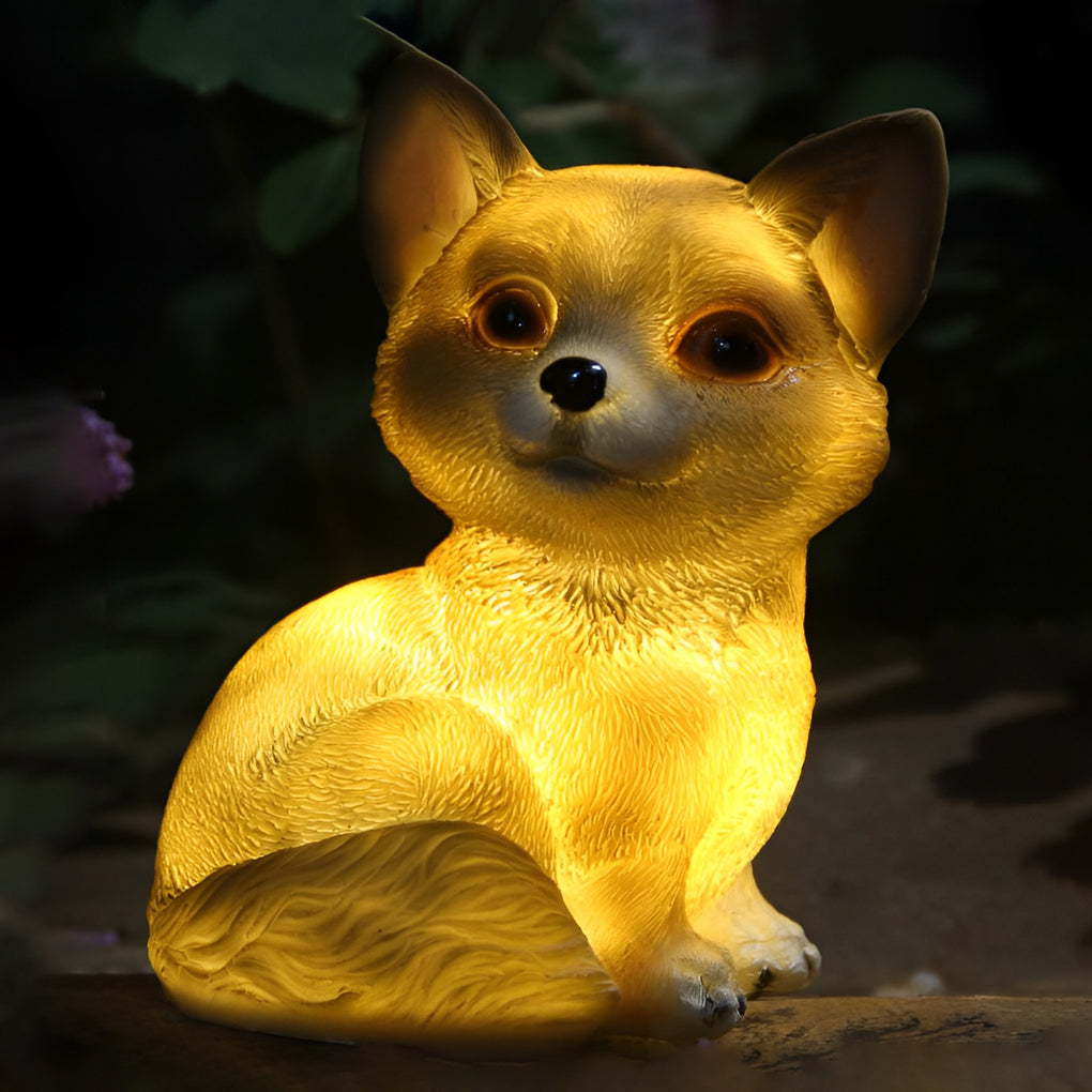Trcy Small Animal LED Modern Resin Outdoor Lamp
