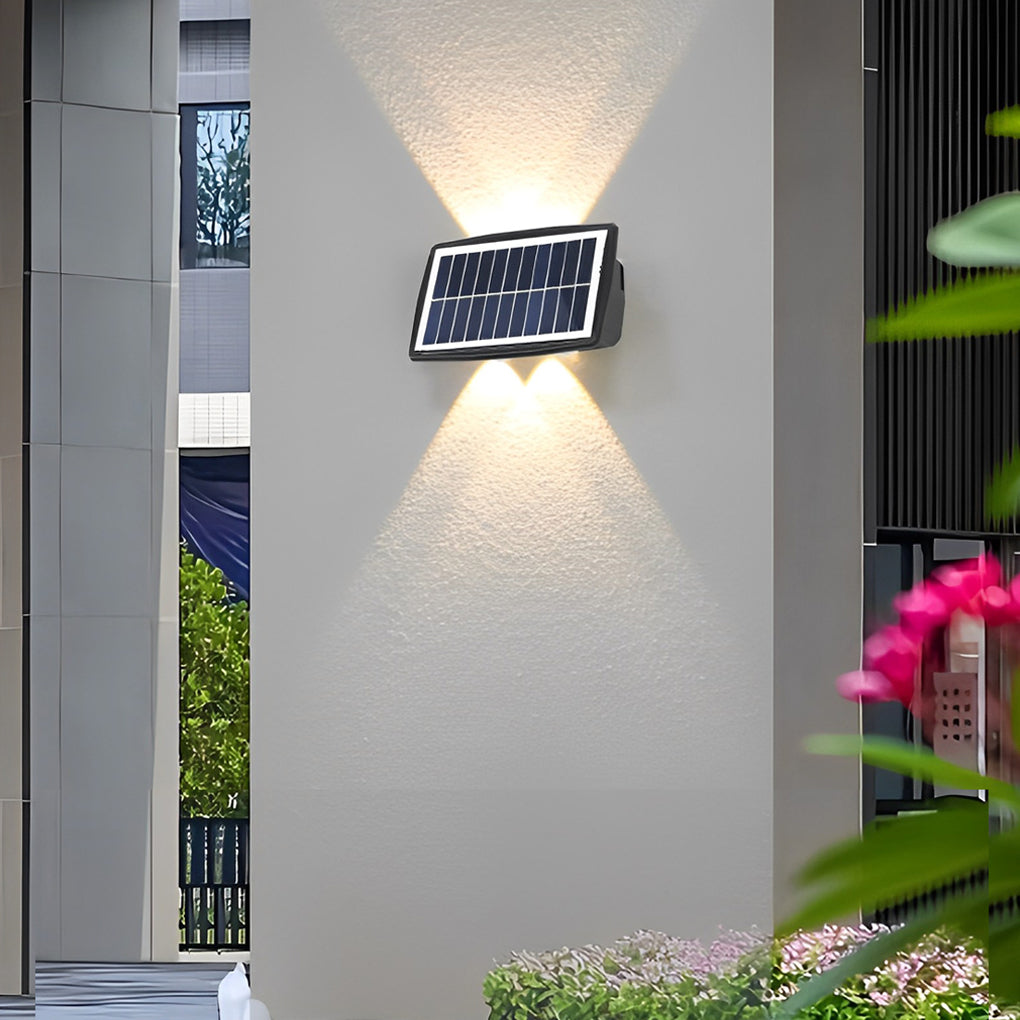 Soldier Rectangular LED Modern ABS Outdoor Wall Lamp