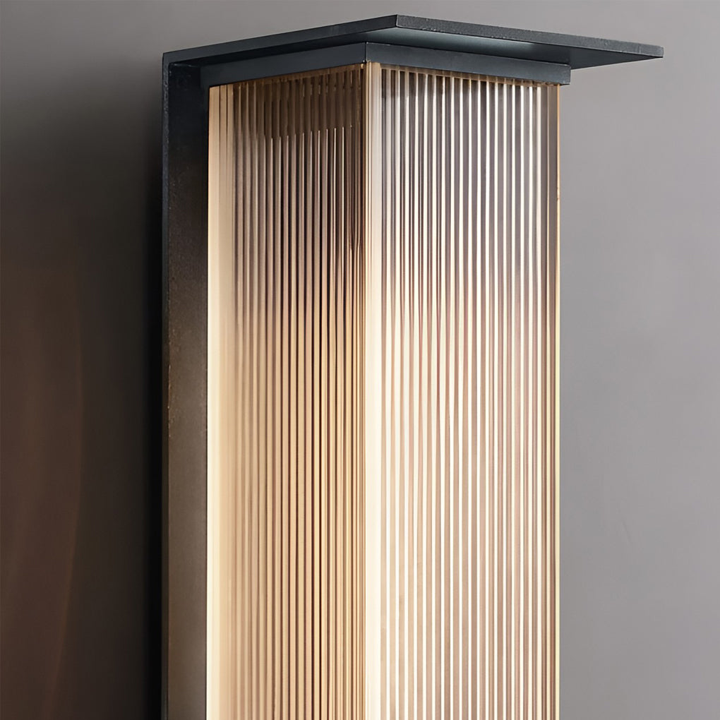 Holl Rectangular Modern Outdoor Wall Sconces Light