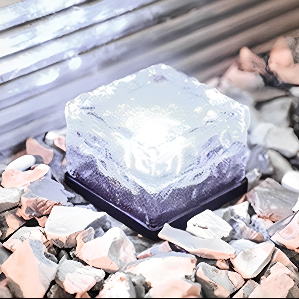 Maglene Ice Cube Colorful Modern  Crystal Outdoor Step Lights