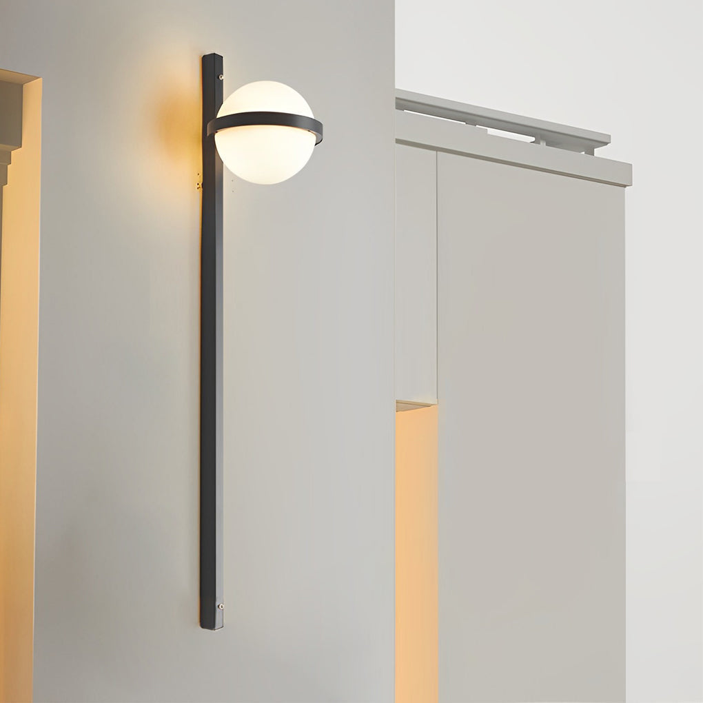 Opelia Creative Flowerpot Modern Steel Outdoor Wall Light