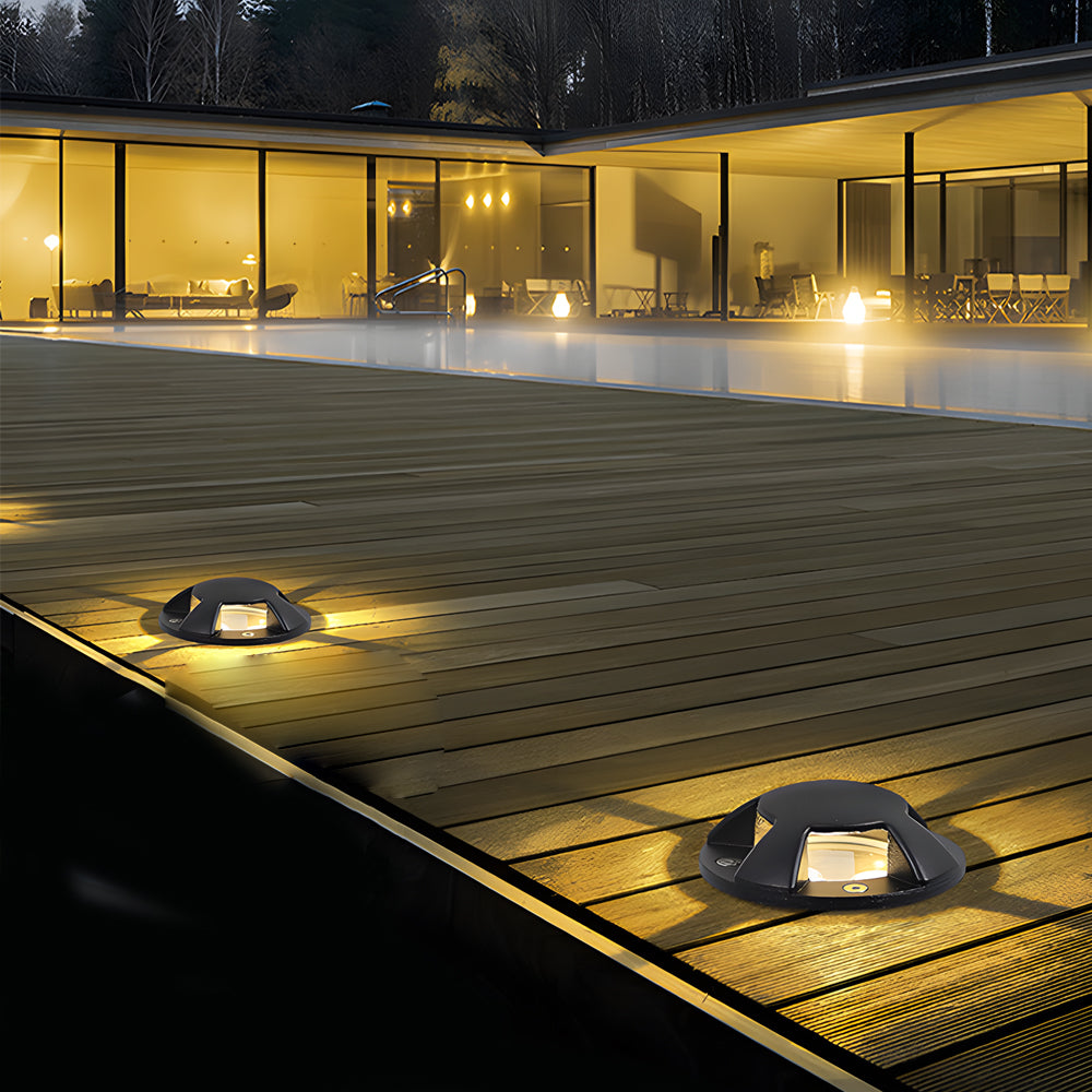 Abigail Horizontal Deck Stair Pathways Outdoor Lights
