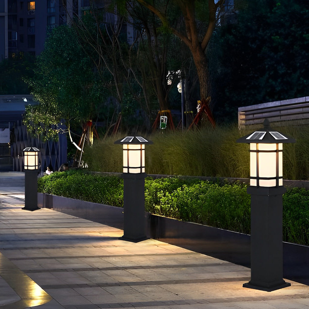 Victria Modern LED Ancient Outdoor Bollard Light