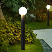 Miclle Elegant Round Ball LED Steel Outdoor Pathway Light