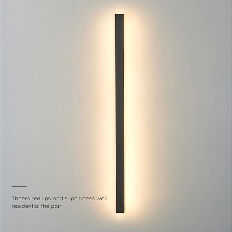 Zebadi Long Linear LED Outdoor Wall Porch Lights