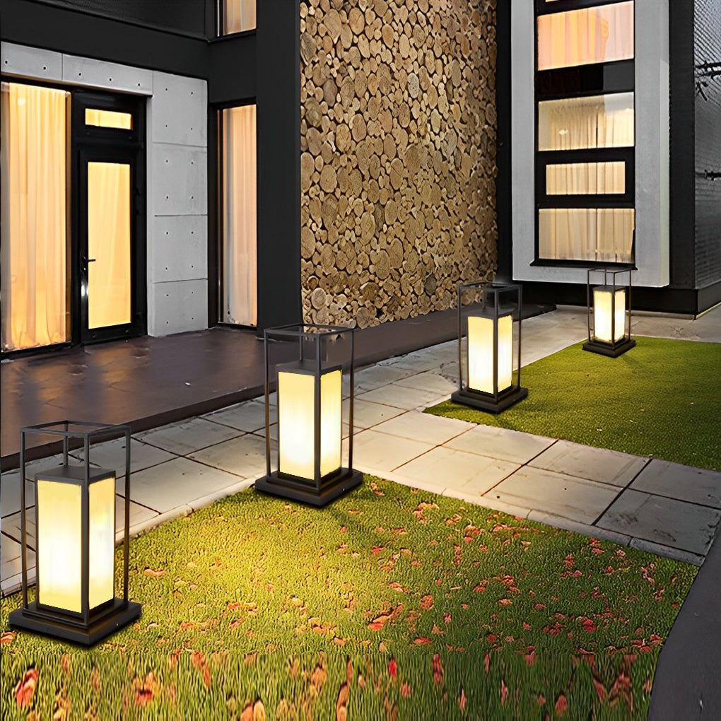Belinda LED Modern Outdoor Fence Post Pillar Lamp