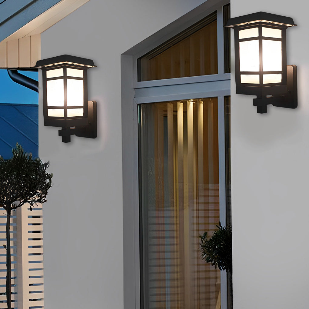 Owner Vintage LED Retro Glass Outdoor Wall Lamp