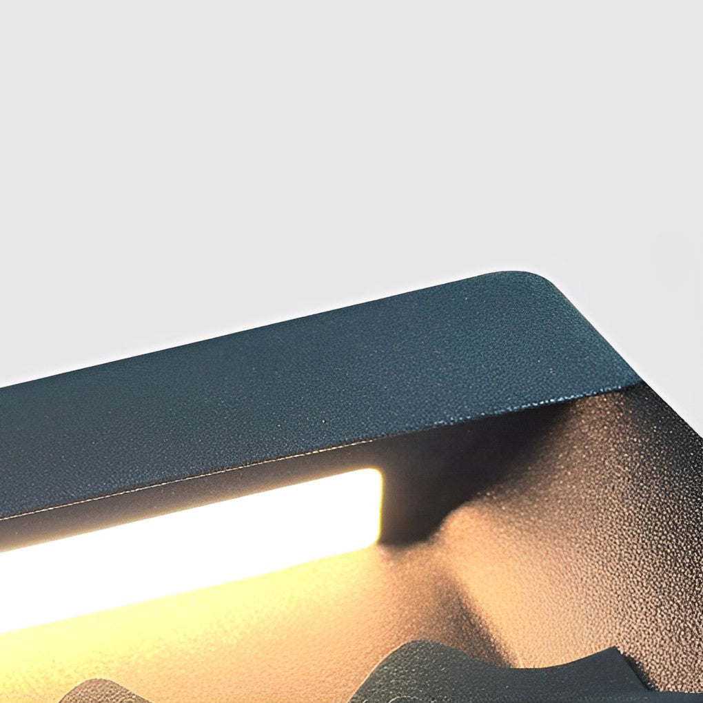 Niole Scenery LED Modern Steel Outdoor Fence Post Lights