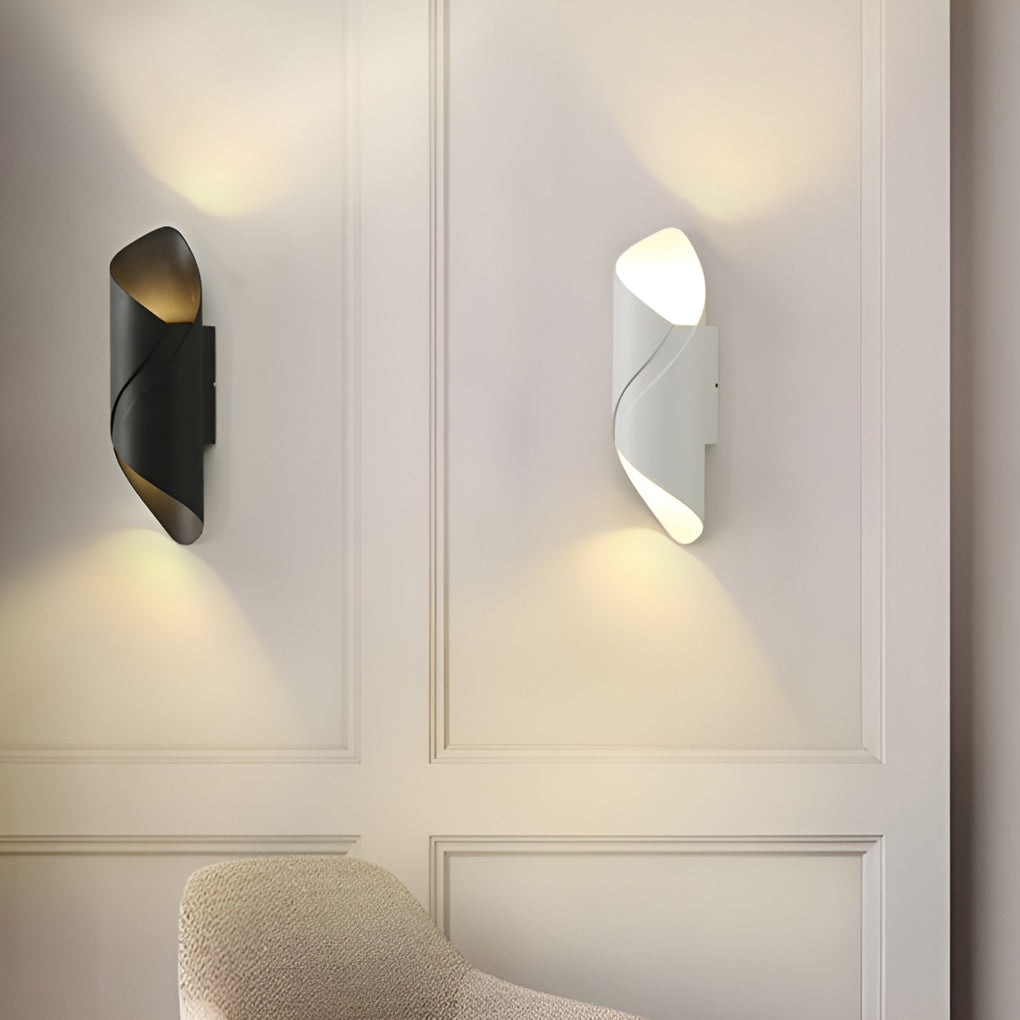 Phebe Classic LED Modern Glass Outdoor Wall Sconce