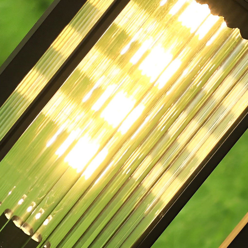 Hadley Lawn Ribbed Outdoor Pathway Lights