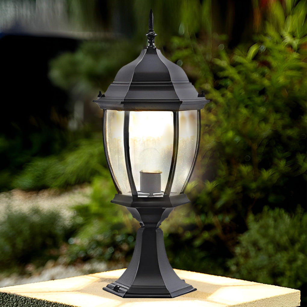 Tyler Led Vintage Solar Fence Outdoor Post Lights