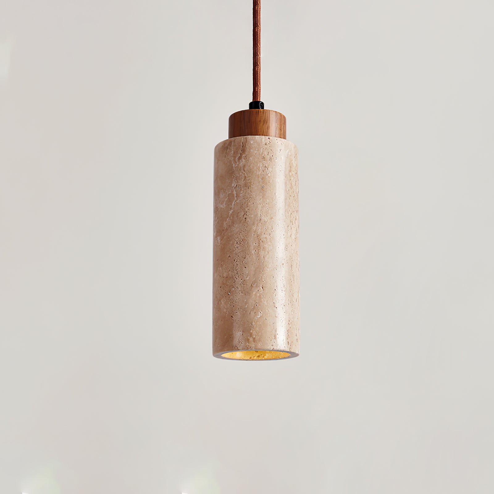 Avloris Travertine Pendant Light-Neutral Decor