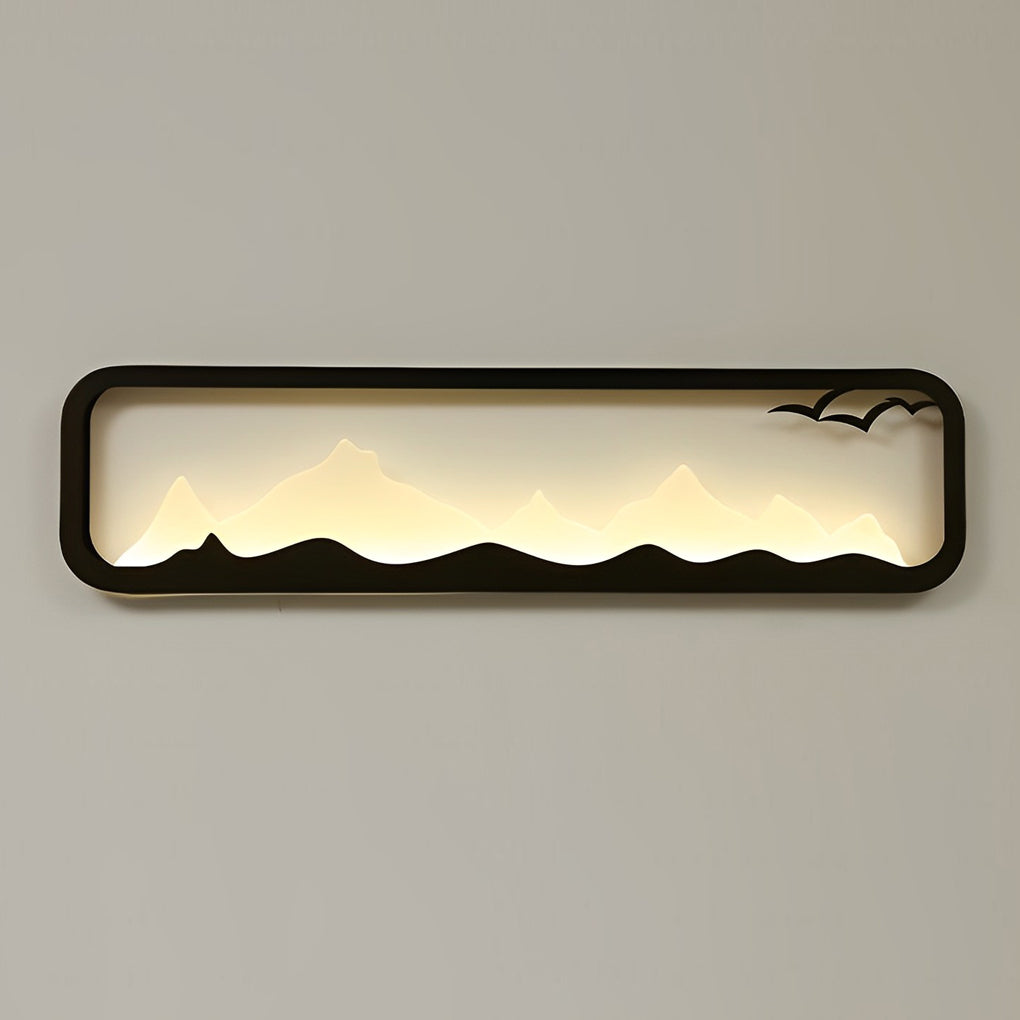 Geneva Rectangular Scenery Outdoor Wall Lamp