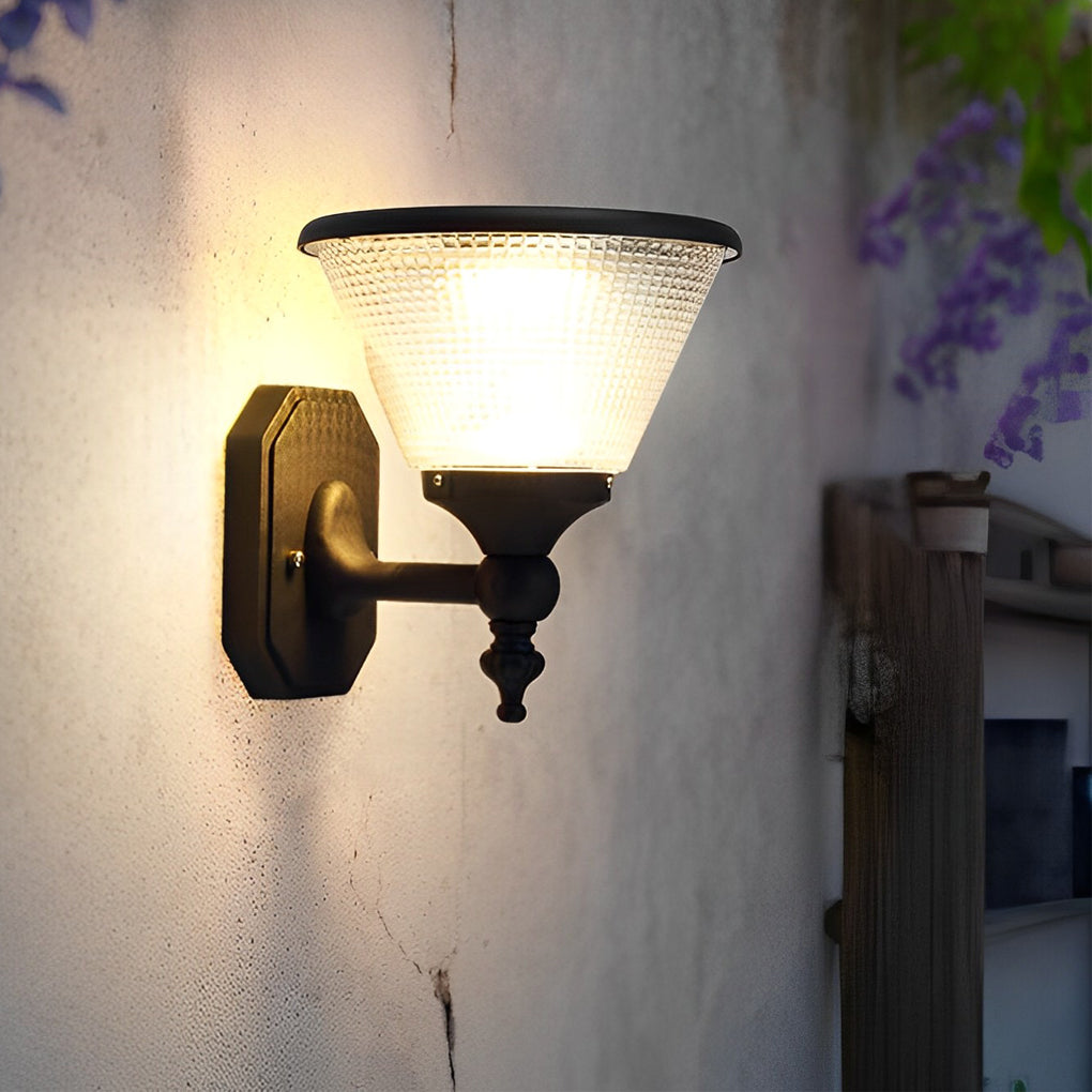 Merlin LED Classic Unique Solar Outdoor Wall Light