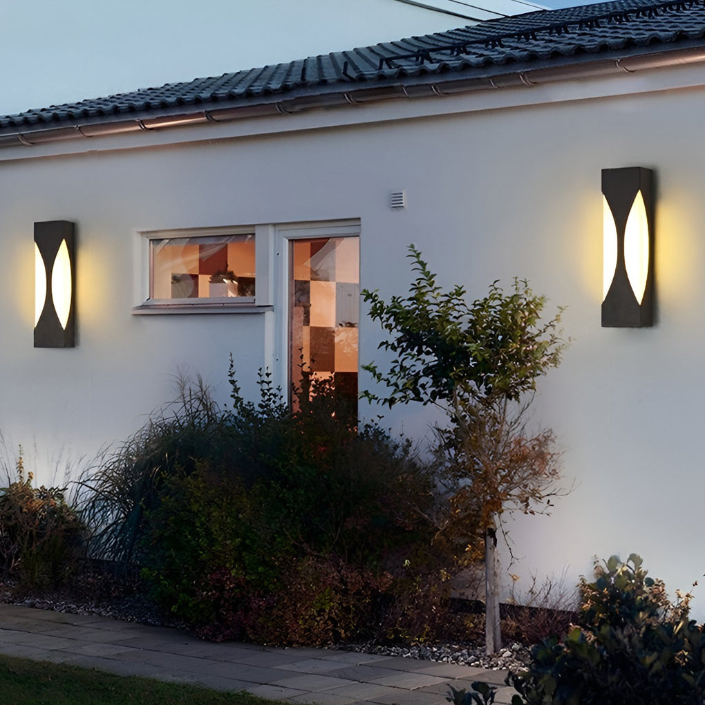 Creative Rectangular Modern Outdoor Wall Sconce