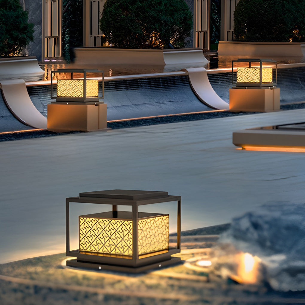 Hetty Square Modern Solar Outdoor Light
