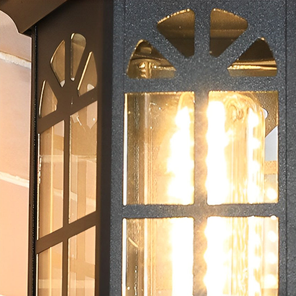 Wilette Classic LED European Glass Outdoor Wall Lamp