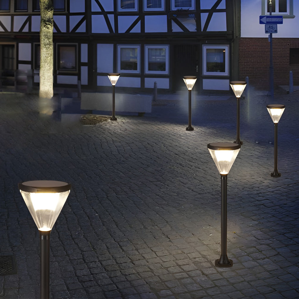 Audrey Eco-Efficient Cone Path Modern Outdoor Light