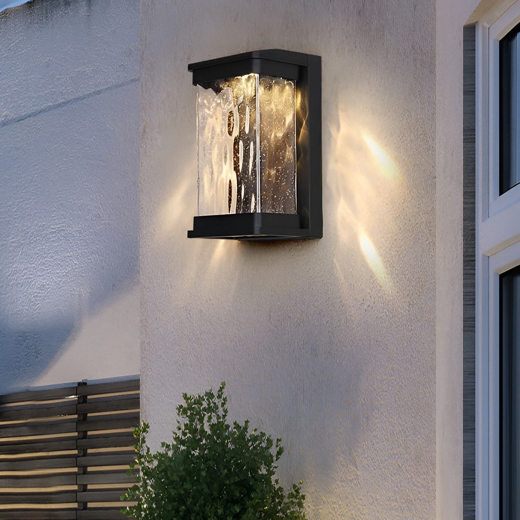 Edric Creative Modern Glass Outdoor Wall Sconce Light