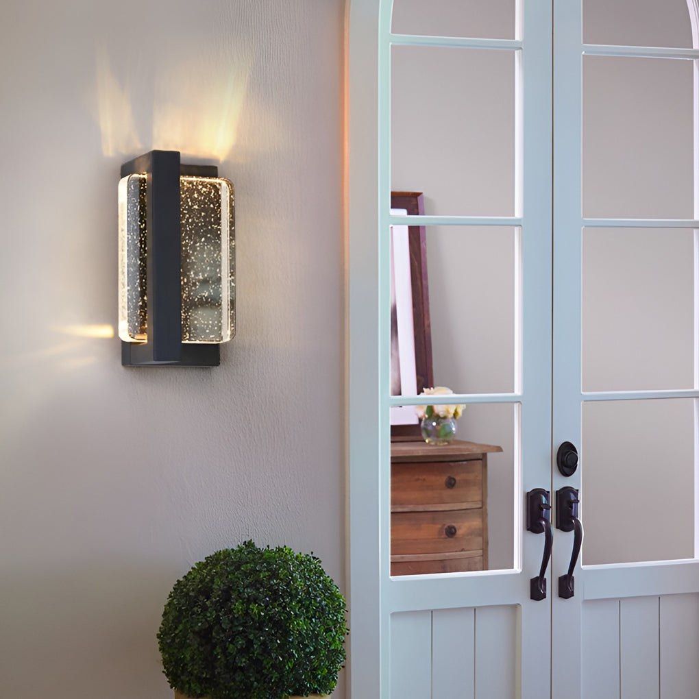 Luminous Creative Modern Crystal Outdoor Wall Lamp