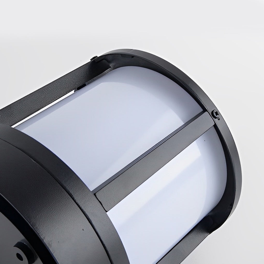 Sapphire Cylindrical LED Outdoor Fence Post Lights