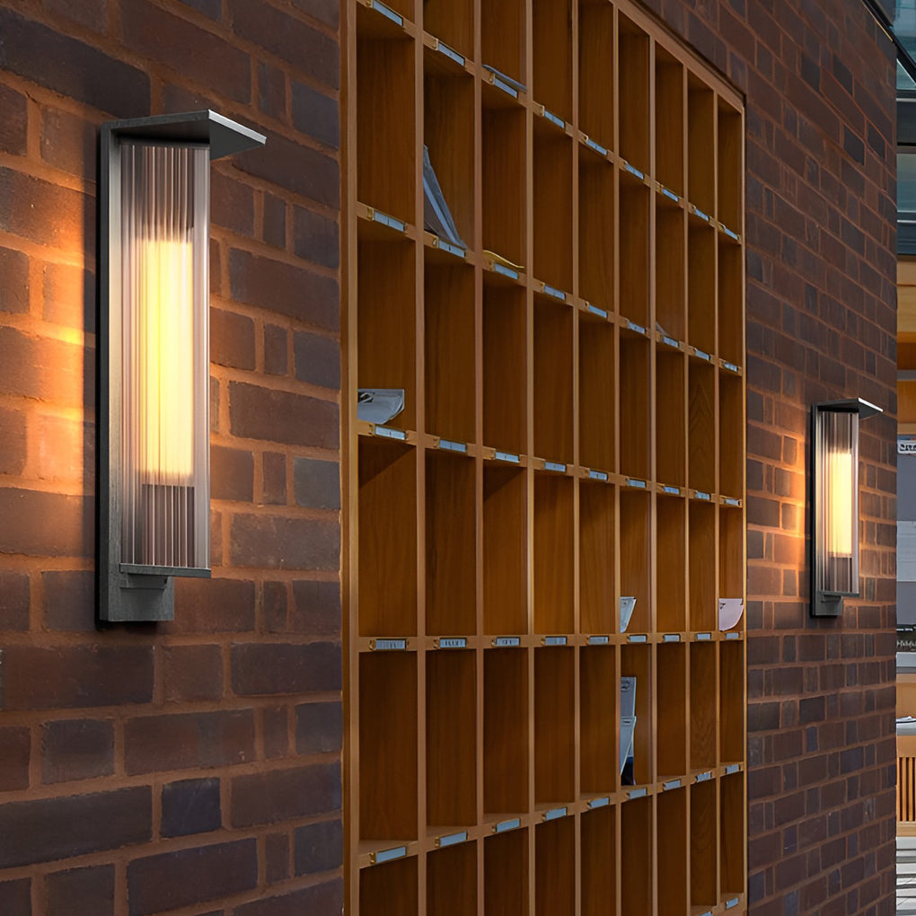 Wthy LED Solar Vintage Outdoor Wall Light