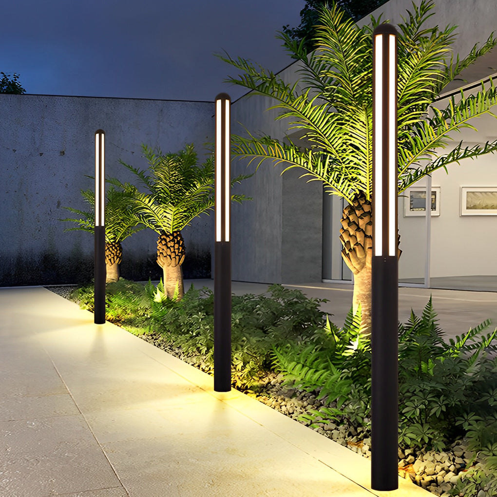 Nora Minimalist Residential Outdoor Bollard Lights