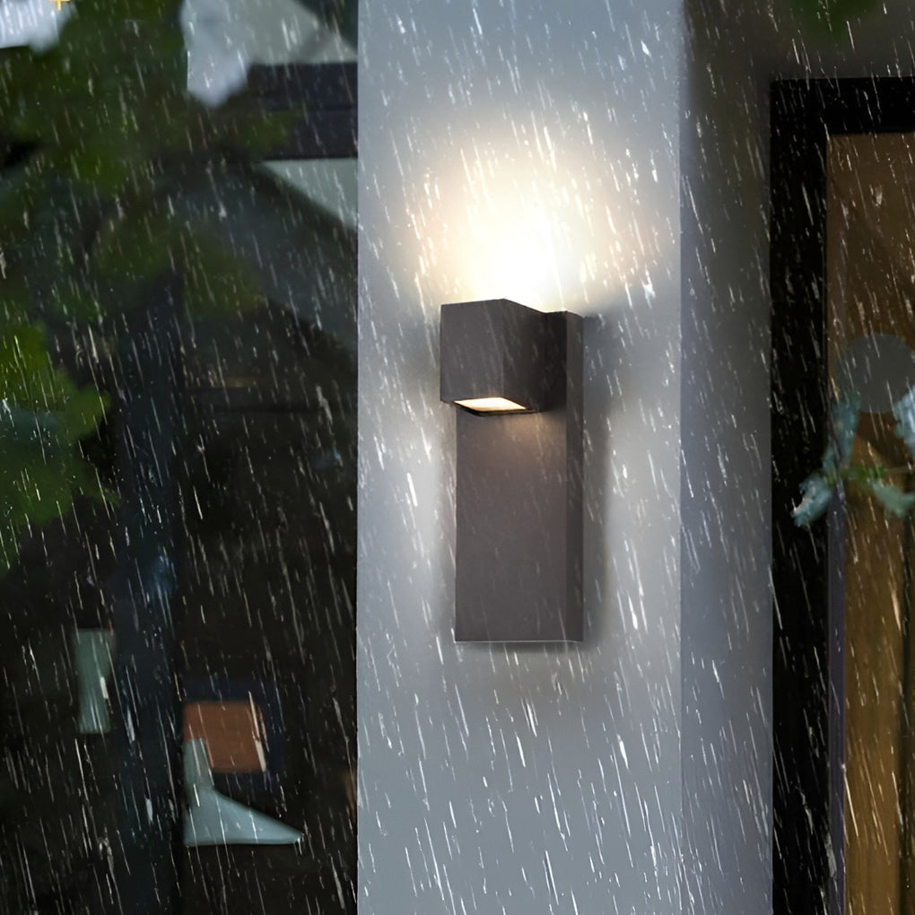 Eriny Square LED Modern Outdoor Wall Sconce Light
