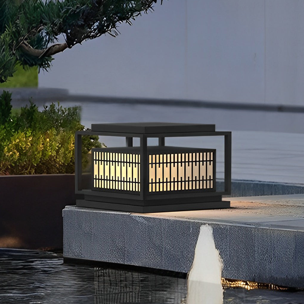 Otis Vintage Traditional Galvanized Steel Outdoor Pillar Lights