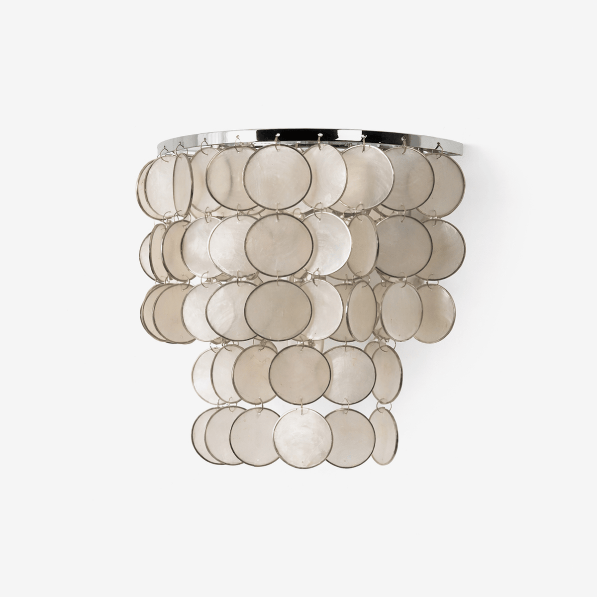 Pearl Shell Wall Lamp-Neutral Decor