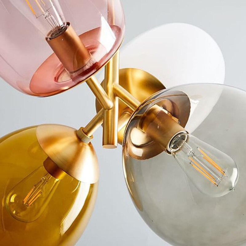 Valentina Colorful Balloon Glass Creative Pendant Light - Neutral Decor