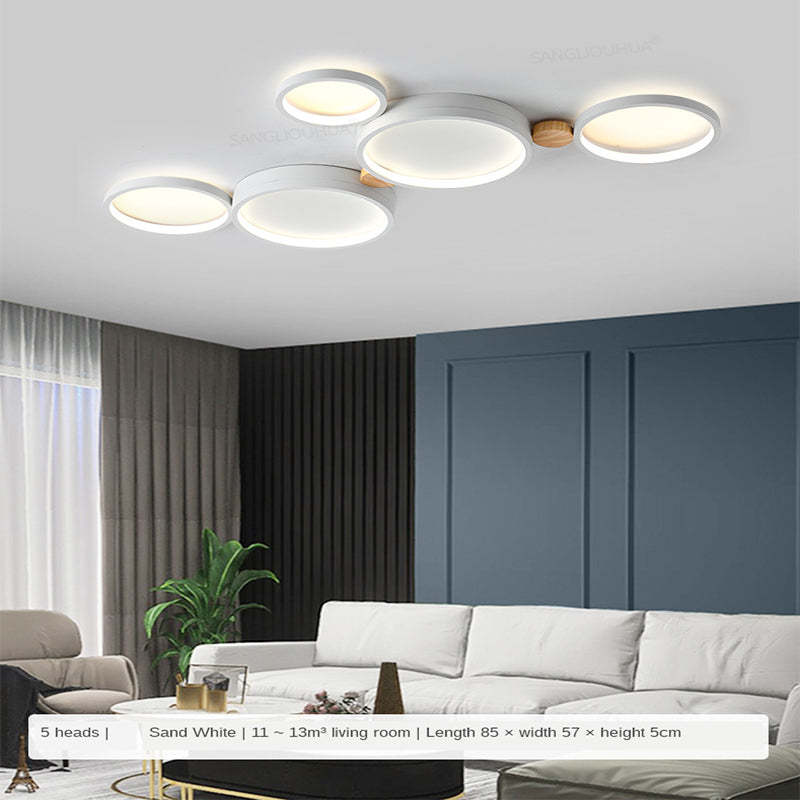Arisha Round Flush Mount Ceiling Light 3 Colour 3/4/5/6/7 Heads - Neutral Decor