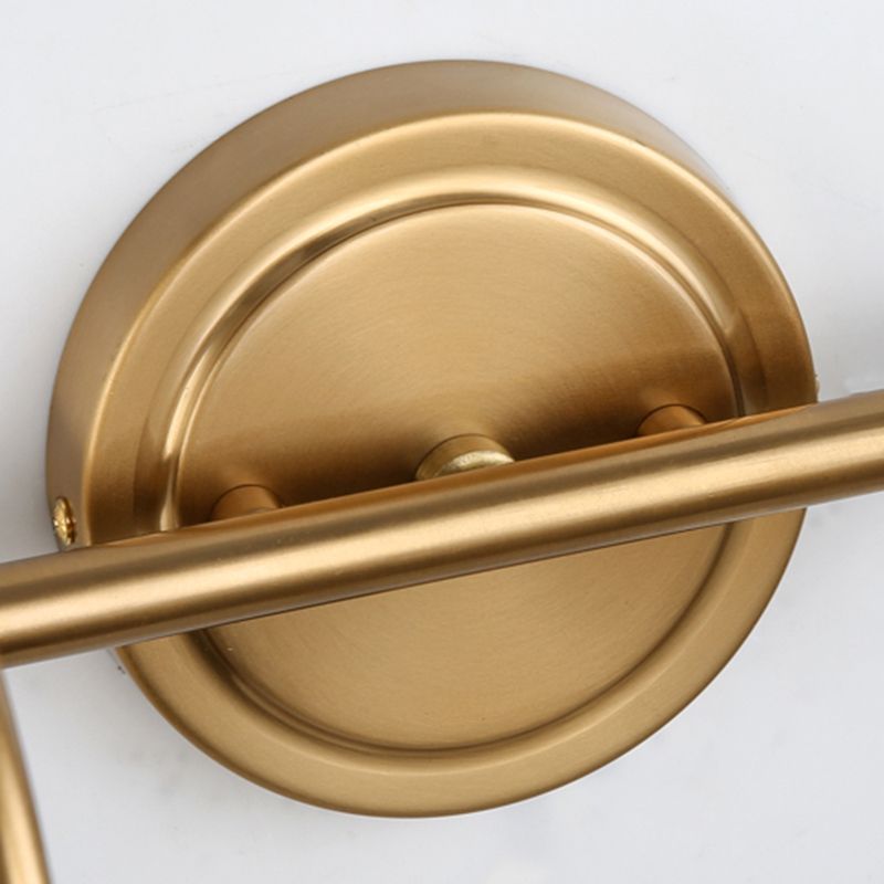 Tiffany Vintage Round Arc Vanity Wall Lamp, Gold, Bedroom - Neutral Decor