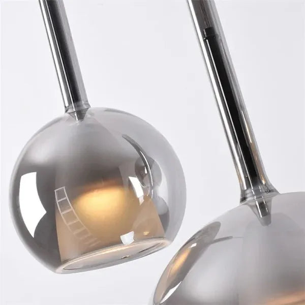 Valentina Pendant Light Glass Modern Sphere LED Dining Room - Neutral Decor