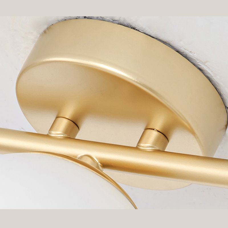 Valentina Modern Dome Metal Bathroom & Vanity Wall Lamps, Multicolor - Neutral Decor