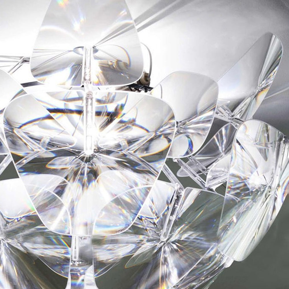 Arisha Unique Diamond Flower Metal Pendant Light, Living Room - Neutral Decor