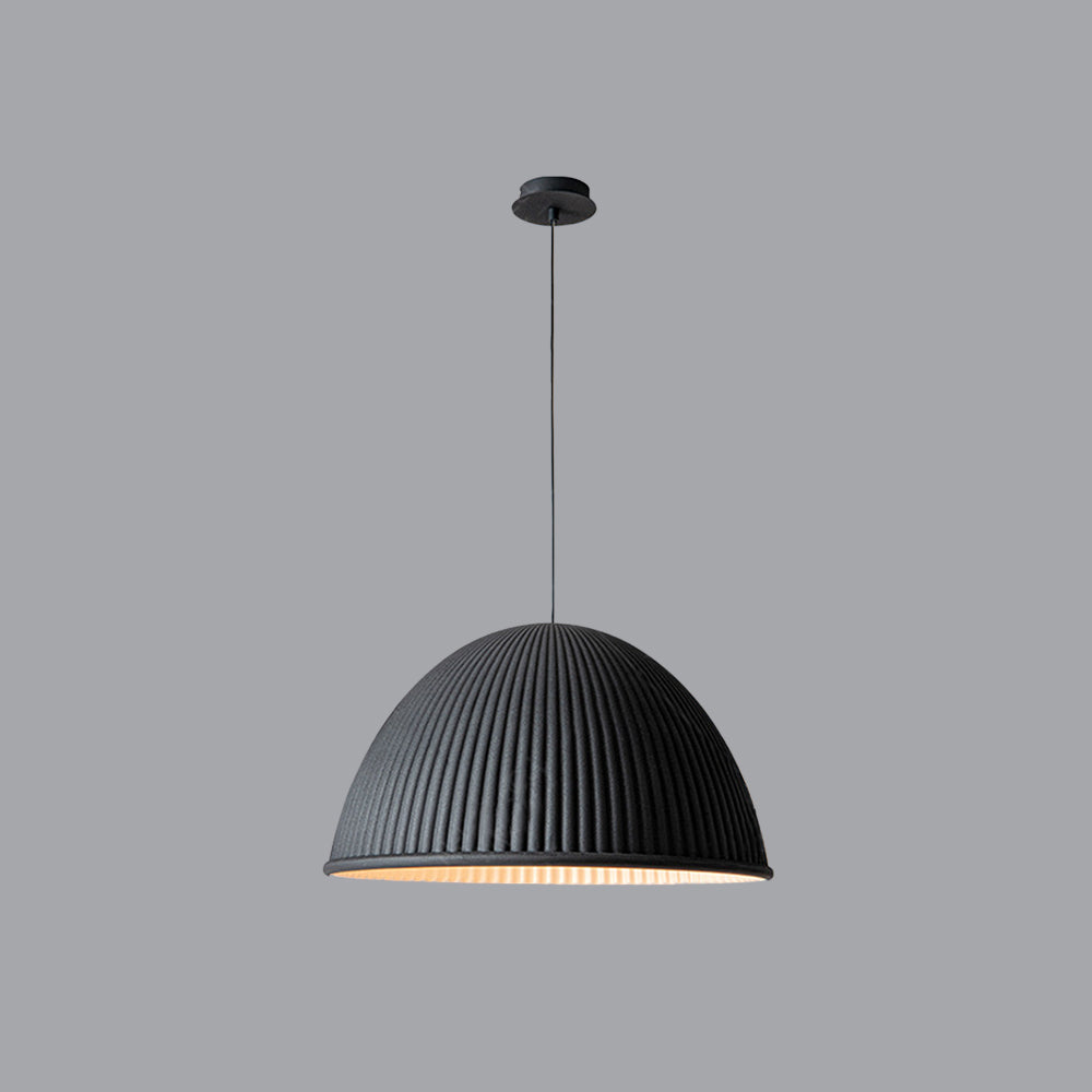 Valentina Modern Semi Resin Pendant Light, Grey/Black/White - Neutral Decor