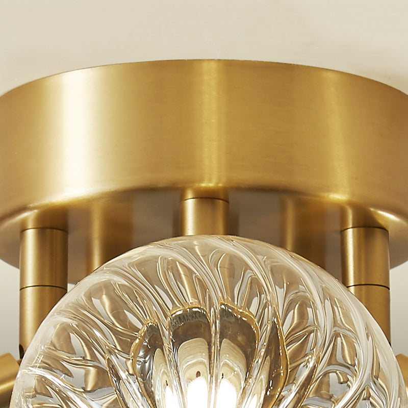 Valentina Modern Clear Bubble Glass Ceiling Light - Neutral Decor