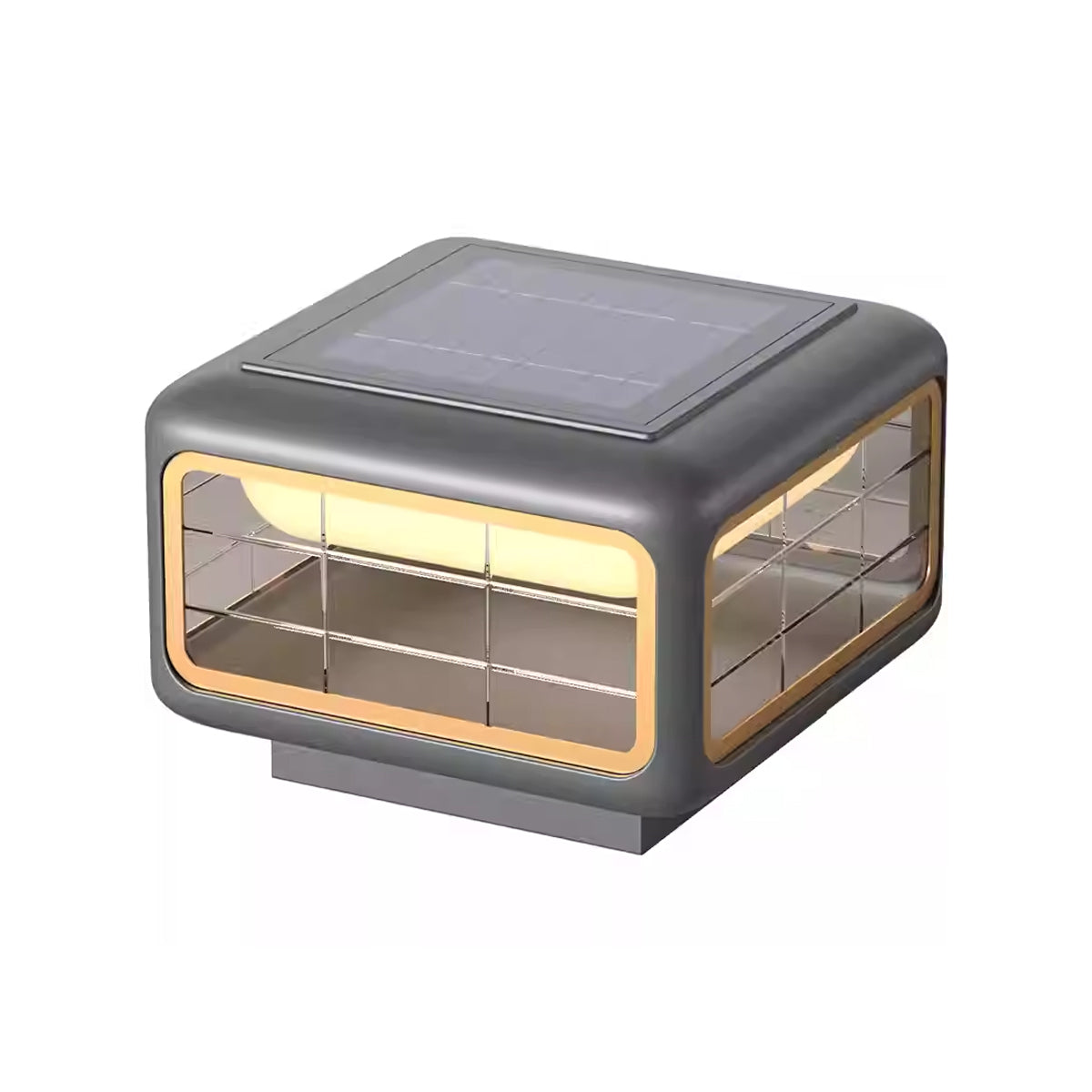 Sirena Modern Minimalist Steel Outdoor Pillar Light