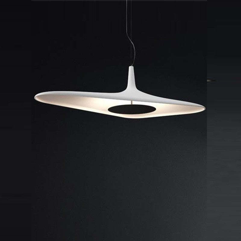 Arisha Modern Minimalist ResinCreative Pendant Light, Black/White - Neutral Decor