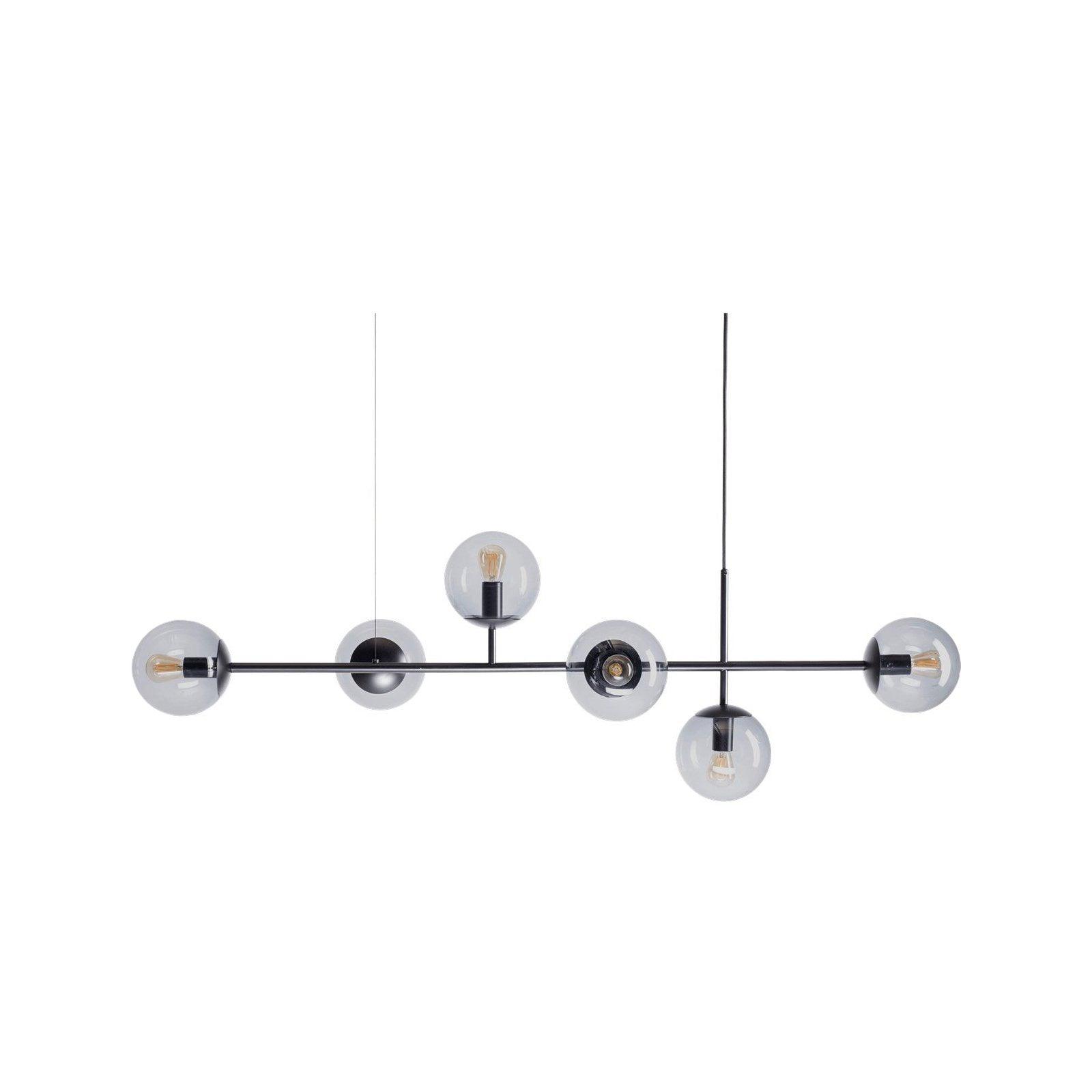 Yorvin Pendant Lamp Orb Brass Glass for Living Room-Neutral Decor