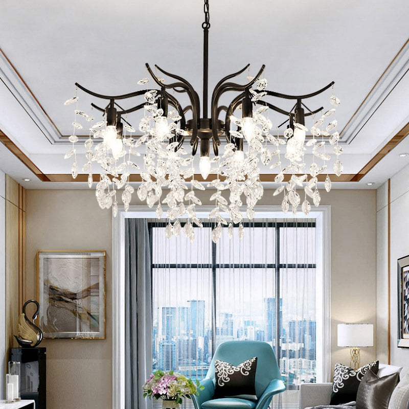 Kristy Luxury Wisteria Flower Crystal Chandelier